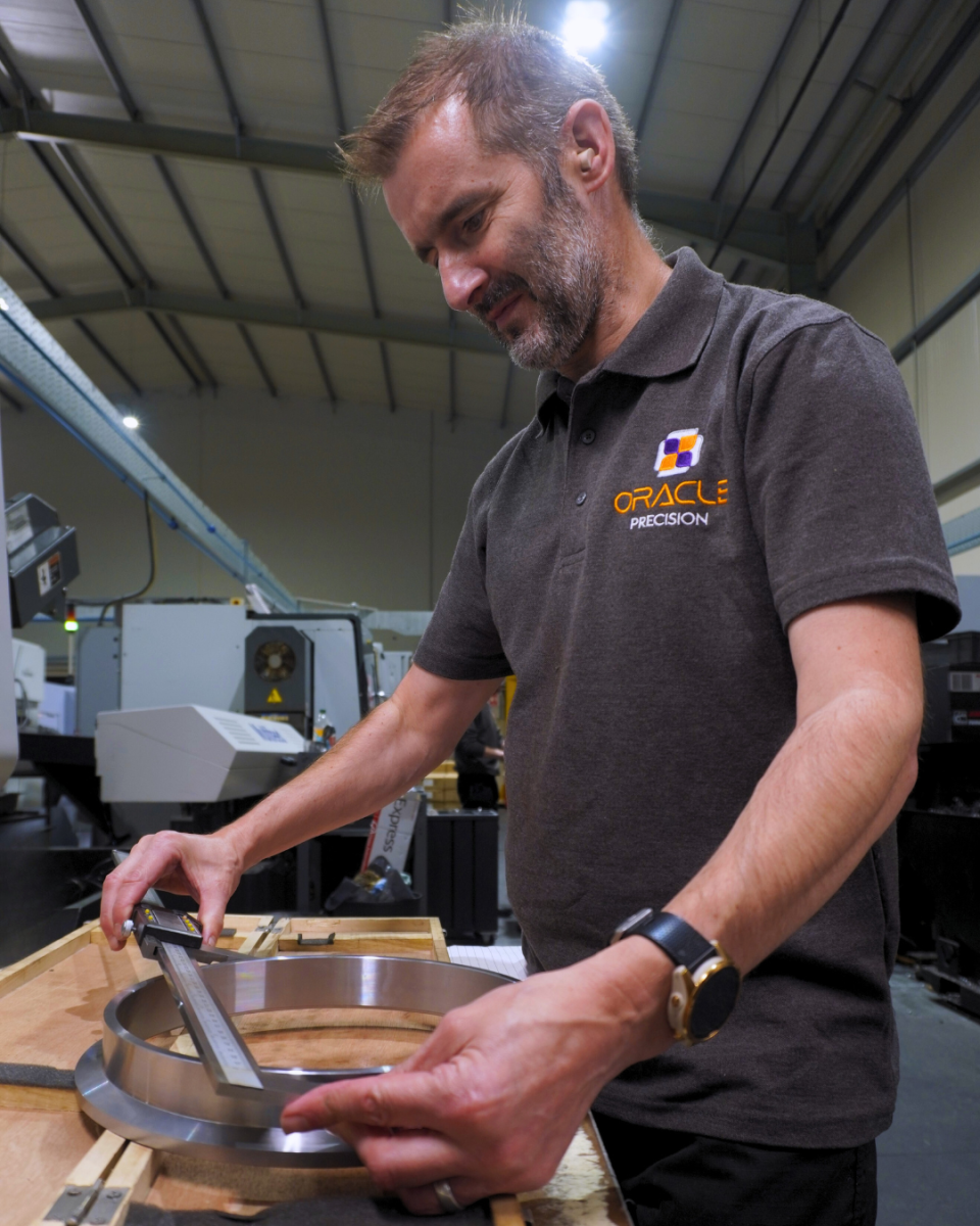 Stuart Measuring complex turned component