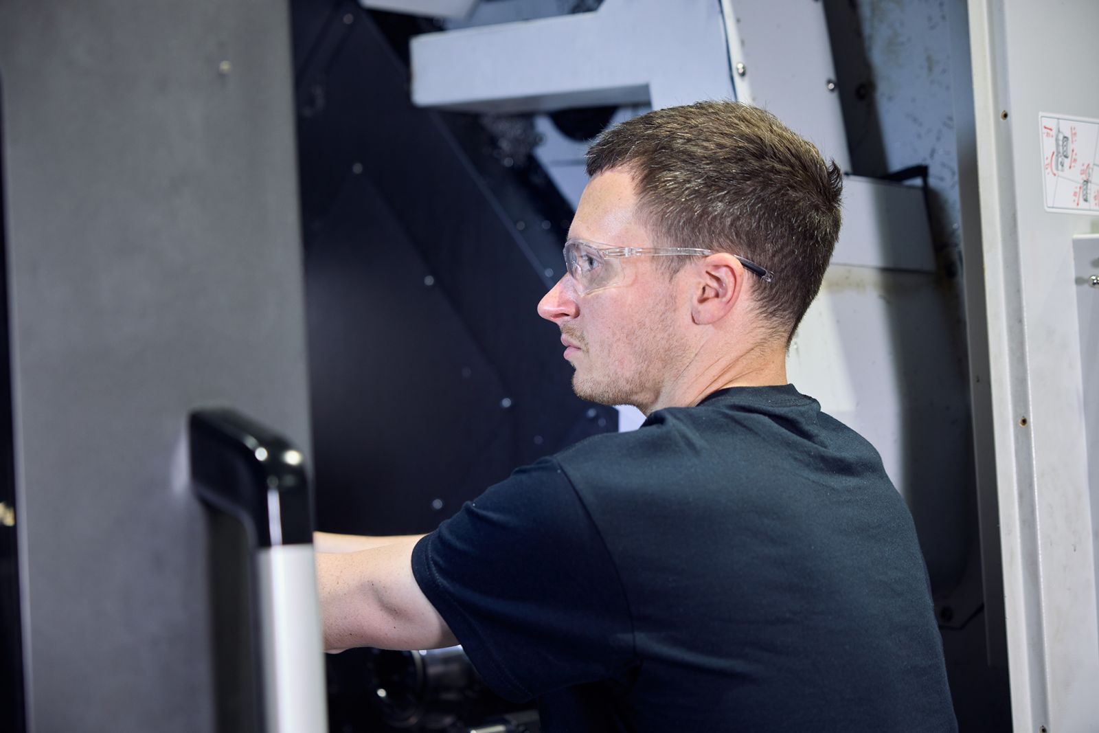 Billy setting up our DOOSAN LYNX 220 LM